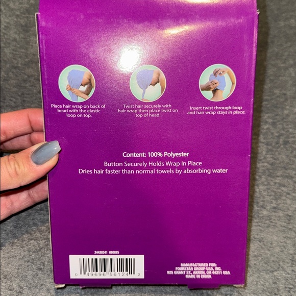 Beauty Set of 6 with Lip Balm, Nail Polishes, and Hair Accessories Set - Picture 10 of 14